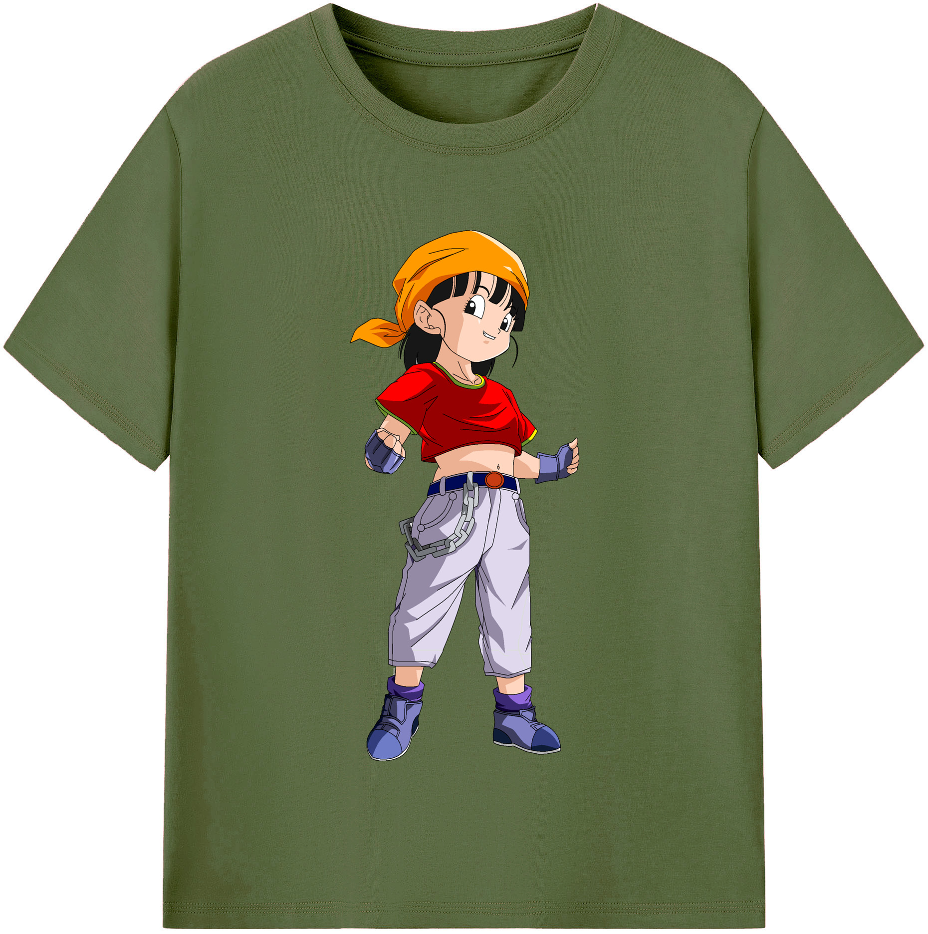 （画像用） ドラゴンボール パン DRAGON BALL Pan 綿100％半袖Tシャツ（フロントプリント）